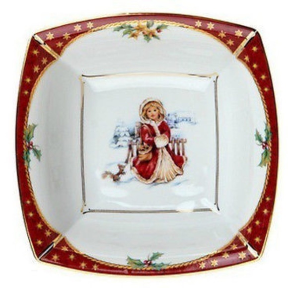 Goebel Dining Black Fridaygoebel Christmas Porcelain Candy Dish